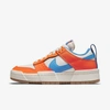 Nike Mens Blue Total Orange Dunk Disrupt Low-top Leather Trainers 5 In Sail,total Orange,gum Medium Brown,light Photo Blue