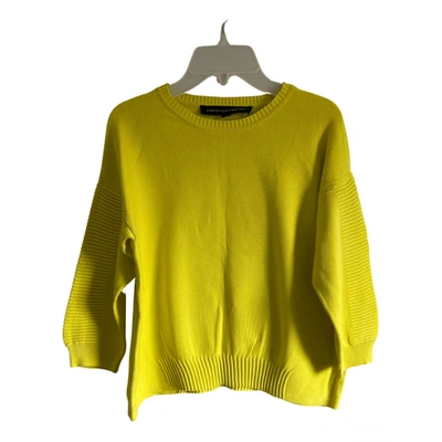 Pre-owned French Connection Knitwear In Yellow