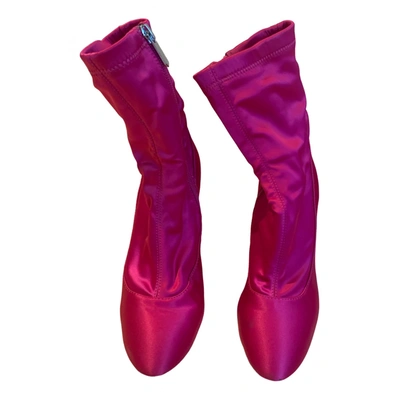Pre-owned Sam Edelman Boots In Pink