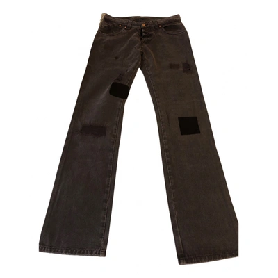 Pre-owned Daniele Alessandrini Straight Jeans In Brown