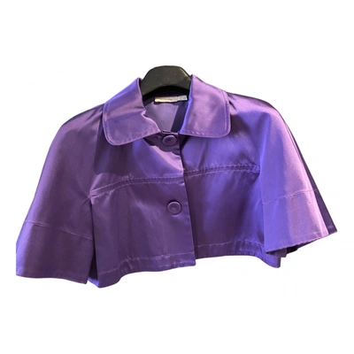 Pre-owned Pinko Jacket In Purple
