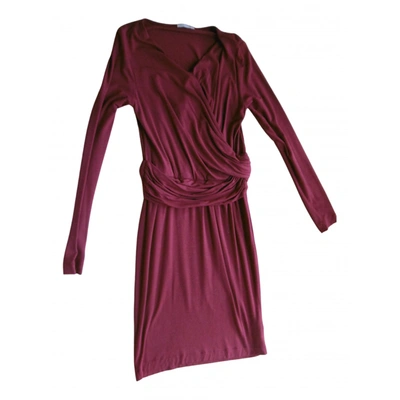 Pre-owned Marella Mid-length Dress In Burgundy