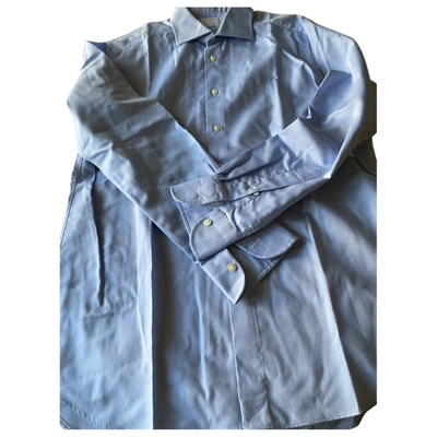 Pre-owned Bagutta Shirt In Blue