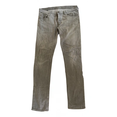 Pre-owned Emporio Armani Slim Jean In Grey