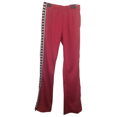 Pre-owned Ellesse Trousers In Red
