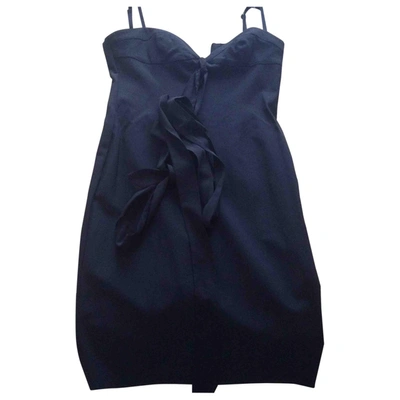 Pre-owned Flavio Castellani Mini Dress In Black