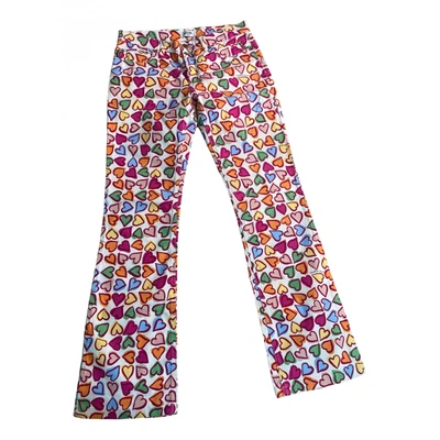 Pre-owned Moschino Cheap And Chic Large Jeans In Multicolour