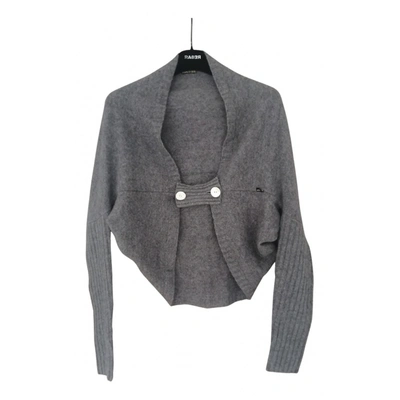Pre-owned Rare Wool Cardigan In Grey