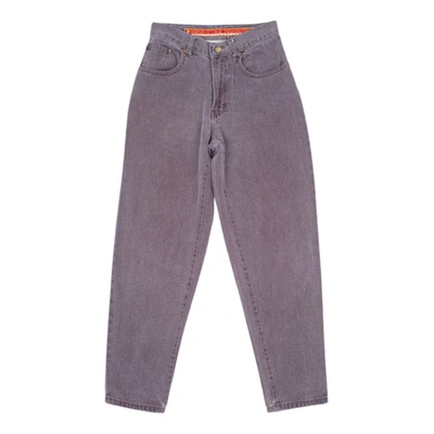 Pre-owned Trussardi Jeans Jeans In Purple
