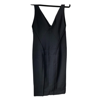 Pre-owned Kaufmanfranco Wool Mid-length Dress In Black
