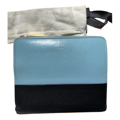 Pre-owned Celine Leather Wallet In Multicolour