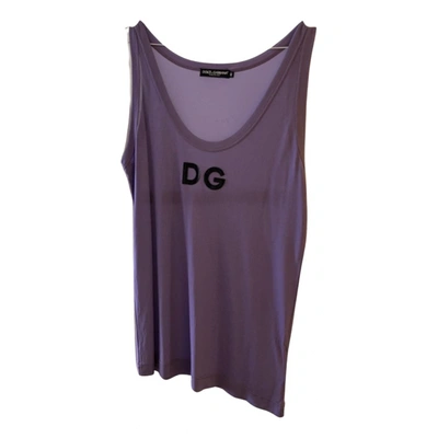 Pre-owned Dolce & Gabbana Vest In Purple