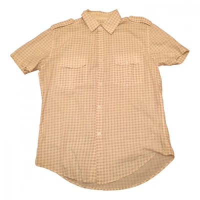 Pre-owned Adolfo Dominguez Shirt In Gold