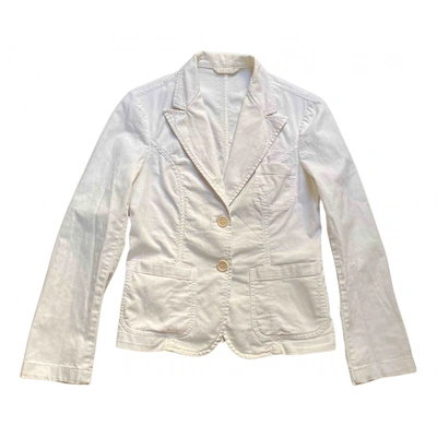 Pre-owned Brooksfield Short Vest In White