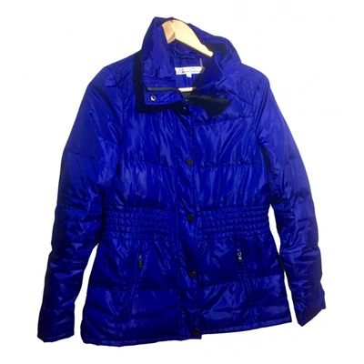 Pre-owned Kenneth Cole Puffer In Blue