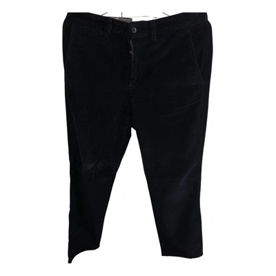 Pre-owned Avirex Trousers In Navy