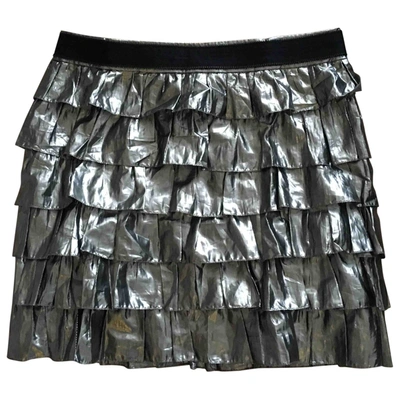 Pre-owned Luella Mini Skirt In Silver