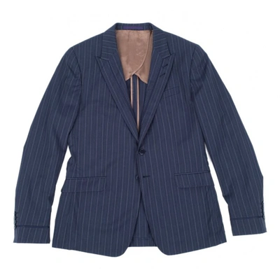 Pre-owned Paul Smith Wool Jacket In Blue