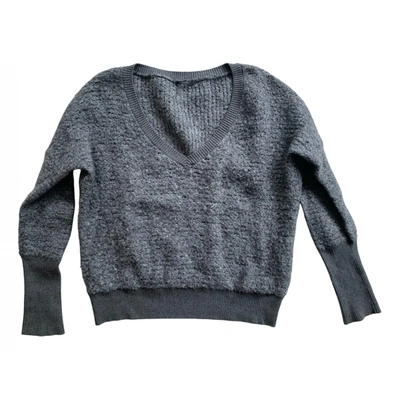 Pre-owned Ikks Wool Jumper In Anthracite
