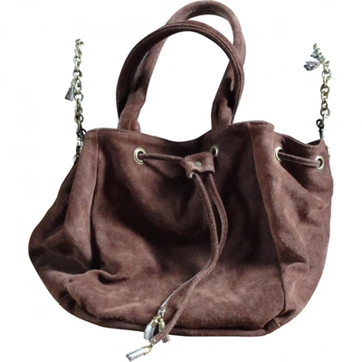 Pre-owned Petite Mendigote Hand Bag In Brown