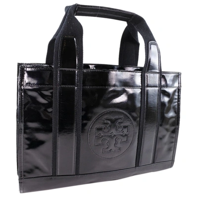 Pre-owned Tory Burch Patent Leather Handbag In Black