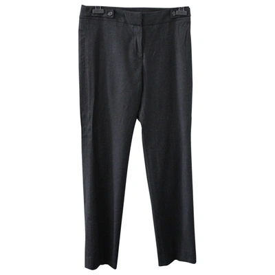 Pre-owned Georges Rech Straight Pants In Grey
