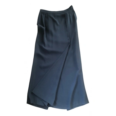 Pre-owned Peserico Maxi Skirt In Blue