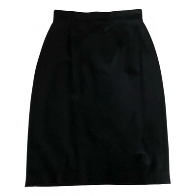 Pre-owned Brooksfield Mid-length Skirt In Black
