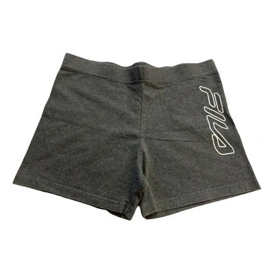 Pre-owned Fila Shorts In Anthracite