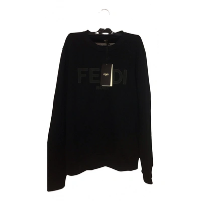 Pre-owned Fendi Sweatshirt In Black