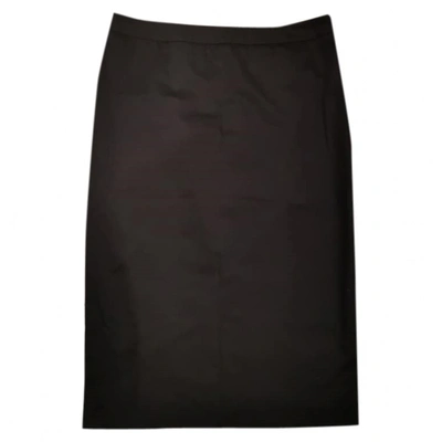 Pre-owned Moschino Love Mid-length Skirt In Black