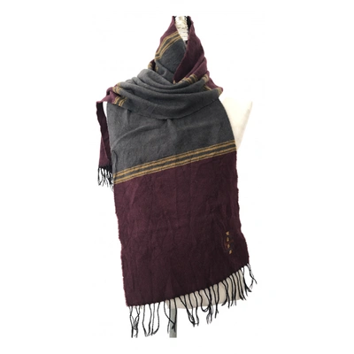 Pre-owned Iceberg Wool Scarf In Multicolour