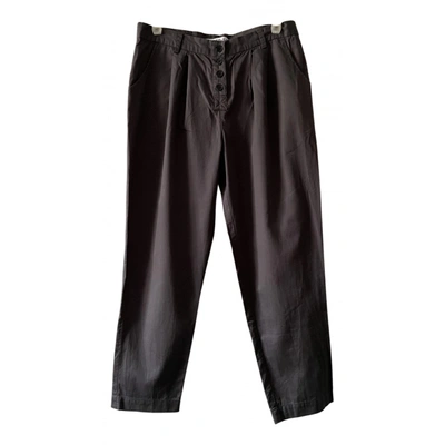 Pre-owned Rodebjer Trousers In Black