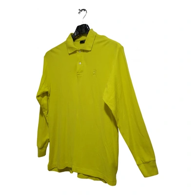 Pre-owned Fila Polo Shirt In Yellow