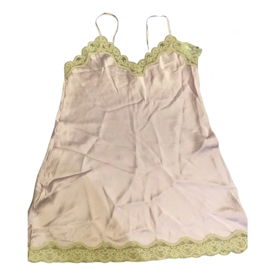 Pre-owned Max & Moi Silk Camisole In Pink