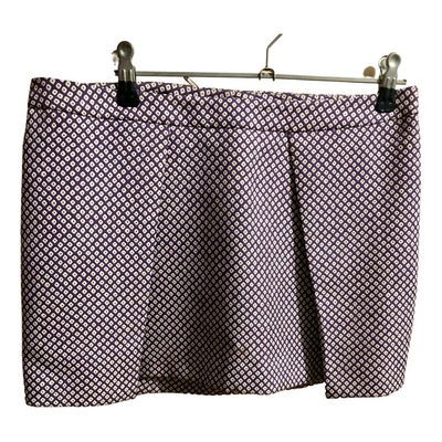 Pre-owned Patrizia Pepe Mini Skirt In Purple