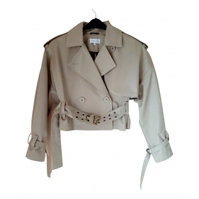 Pre-owned Patrizia Pepe Trench Coat In Khaki ModeSens
