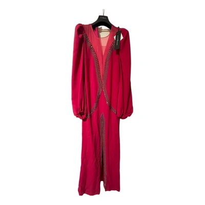 Pre-owned John Richmond Maxi Dress In Pink