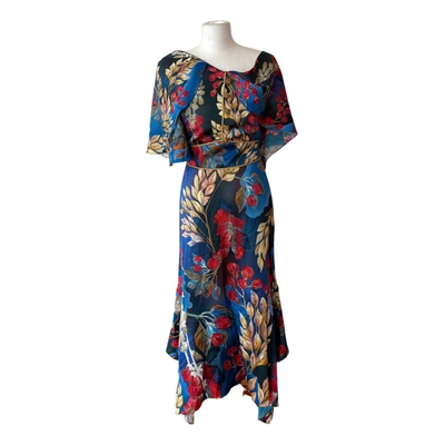 Pre-owned Peter Pilotto Silk Mid-length Dress In Multicolour