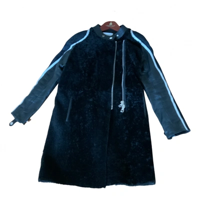 Pre-owned Liven Leather Coat In Black