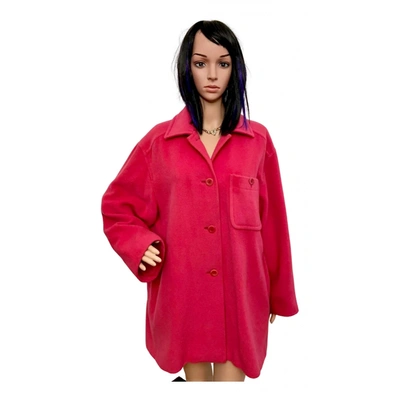 Pre-owned Marella Wool Coat In Pink
