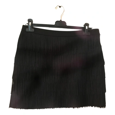 Pre-owned Moschino Cheap And Chic Mini Skirt In Black