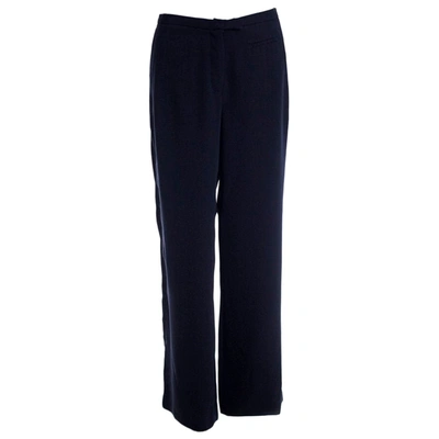Pre-owned Byblos Trousers In Blue