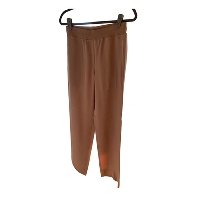 Pre-owned Reed Krakoff Trousers In Camel