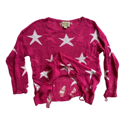 Pre-owned Wildfox Wool Jumper In Pink