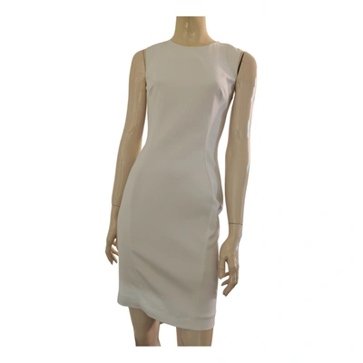 Pre-owned Gianluca Capannolo Mid-length Dress In White