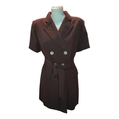 Pre-owned C/meo Collective Mini Dress In Brown