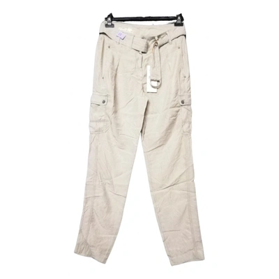 Pre-owned Thomas Rath Trousers In Beige