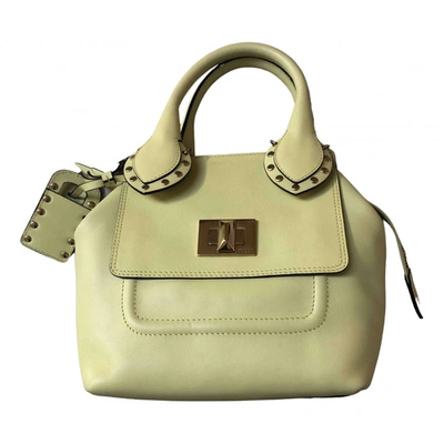 Pre-owned Emilio Pucci Leather Handbag In Yellow