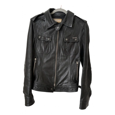 Pre-owned Galliano Leather Jacket In Black